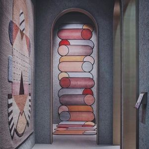 One of the best presentations on the fair. #archbows @cc_tapis @patricia_urquiola #3d #3dimensional