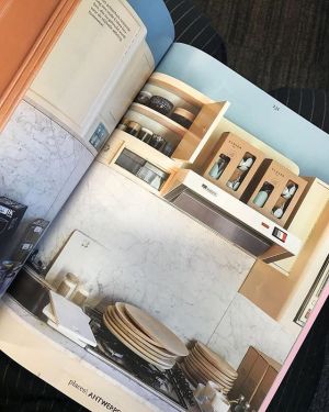 From our current issue ; ) the famous Belgium Cubex kitchen by Louis Herman De Koninck at @enes_antwerpen 
#Repost @clovergin
・・・
Nice shot in @woth magazine ☘️
.
#clovergin #woth #thisisantwerp #enes #magazine #ginto #ginspire #giftbox
#woth #wonderful #