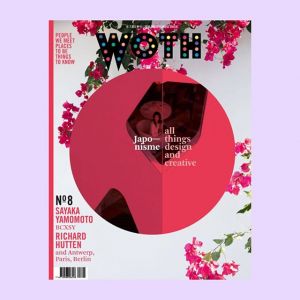 ON the cover of WOTH no 8. 
Three visions blending into one harmonious composition. The background comes from a feature by @klunderbie. As centrepiece a photo by @iwanbaan, Mikimoto store in Ginza Japan. Typography and art direction by @maryhessing and Wi