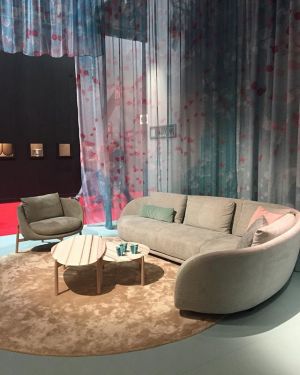 Completely new boothconcept at @linteloo again a soft world by @kikiandjoost + new designsby @sebastianherkner @klaas_kuiken @sjoerdvroonland and @kikiandjoost 