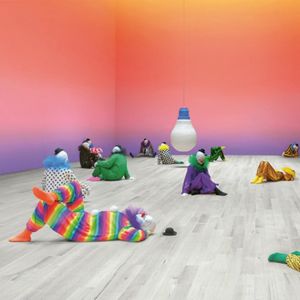 PASSIVE CLOWNS
–until  30.12.18 
The clowns have been created by the Swiss artist Ugo Rondinone, they are the focal point for his solo exhibition; Vocabulary of Solitude. This work is a portrait of a single person’s day represented in 45 acts. They are in