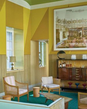 Luca Guadagnino, director of the touching and beautiful movie - Call Me by Your Name - realised his first interior project; a multi-coloured dream on Lake Como. 
