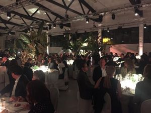 Wonderful diner at @livingdivani celebrating 50years of italian design #anniversary #hurray #50years #lotsandlotsofguests #palmtrees #scenery #livingdivani