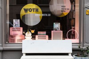 We made a new window display! #wordvriendenvanwoth #windowdisplay #windowdisplays #pink #yellow #woth #wonderful #wonderfulthings #wothson #dutch #dutchdesign #independentmagazine #designmagazine #people #places #things #creatives #creativeindustry #style