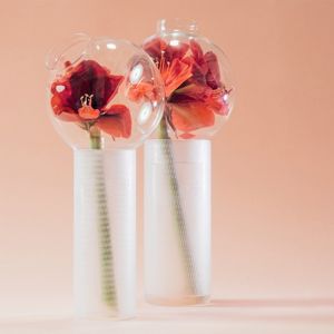 @cristinacelestino
You see Balsamini Olfatto for her own brand Attico. A vase like a vase was meant to be: to make flowers shine. The colourful Atomizers for Italian brand Seletti are also a sight to behold (see the house of the owners of Seletti later