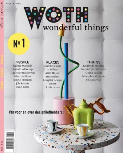 On the cover of Woth Magazine no 1